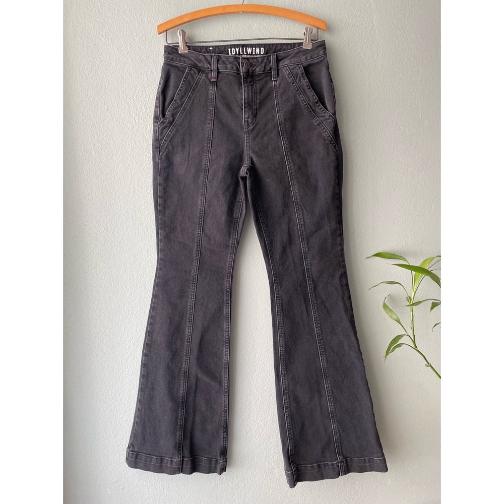 Idyllwind | Black Flared Bell-Bottom High-Rise Jeans